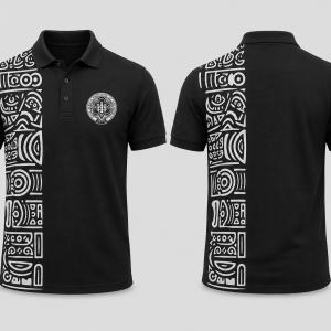 Polo Neck Tshirt Black